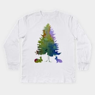 Rabbits Kids Long Sleeve T-Shirt